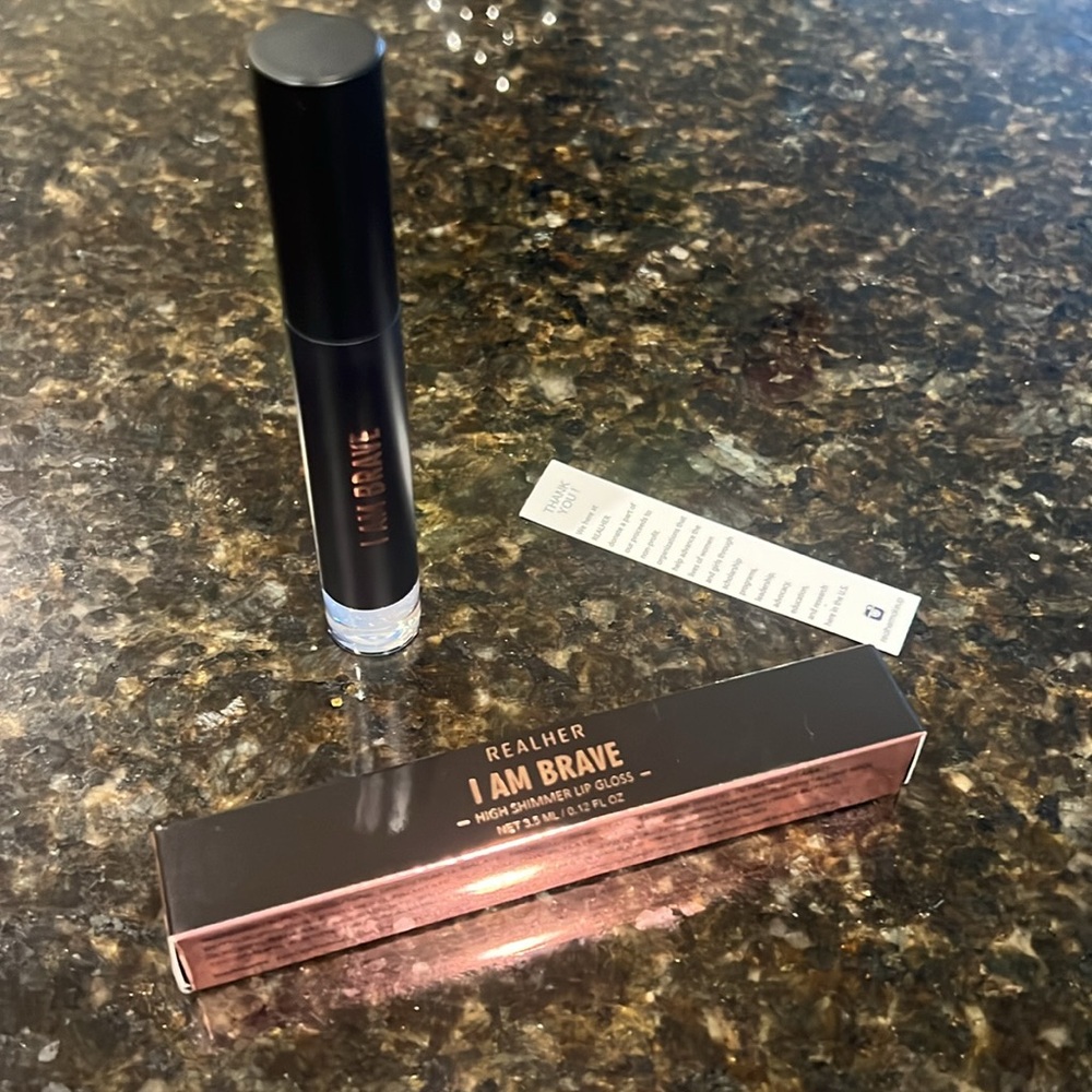 RealHer Lip Gloss - I Am Brave - Shimmery Silver - Picture 9 of 12